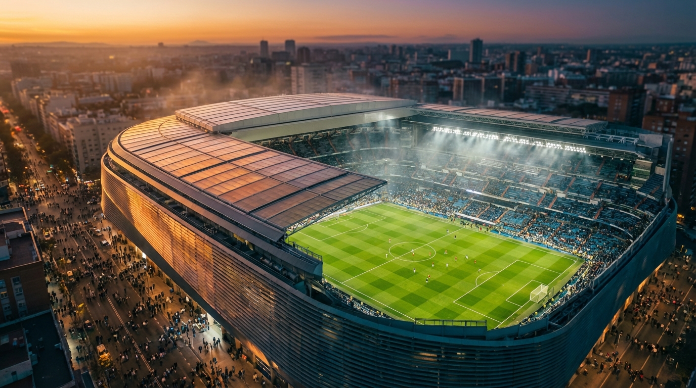 BXH La Liga 2025-26 - Santiago Bernabéu nhìn từ trên cao